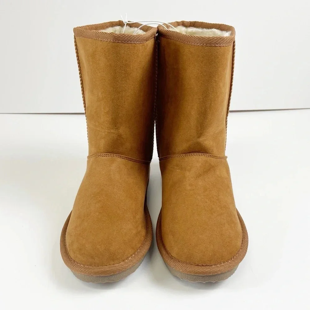 NEW Harper Canyon Girls Tan Emmerson Booties Boots Pull On Size 3M